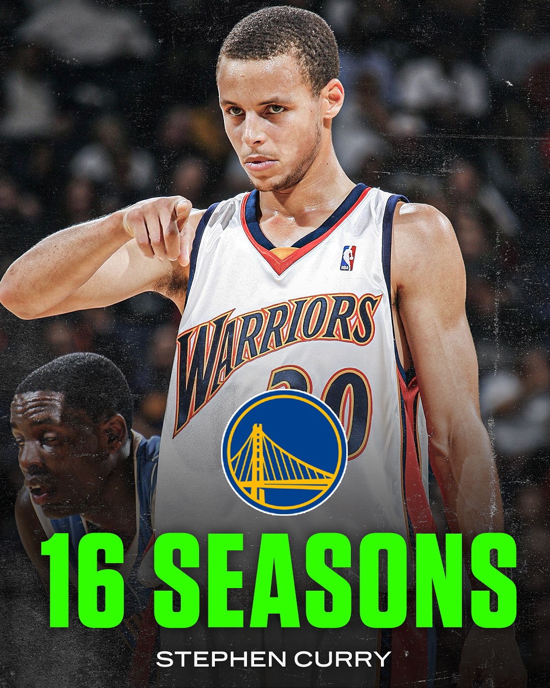 忠于一队！效力于同一支球队时间最长的现役球员：库里16个赛季排第一