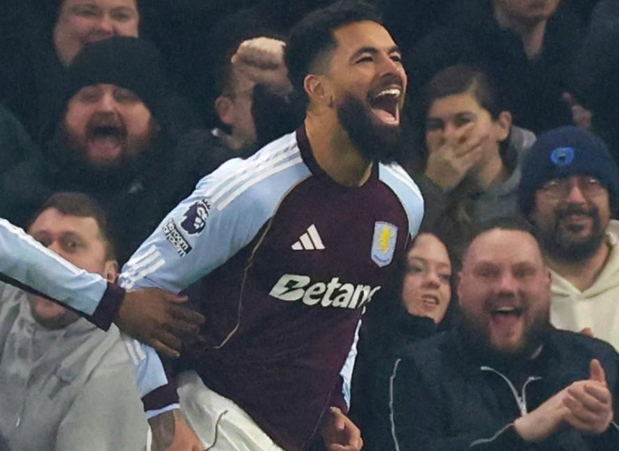 道路近12粒英超进球全都出现在维拉公园球场，创造联赛纪录